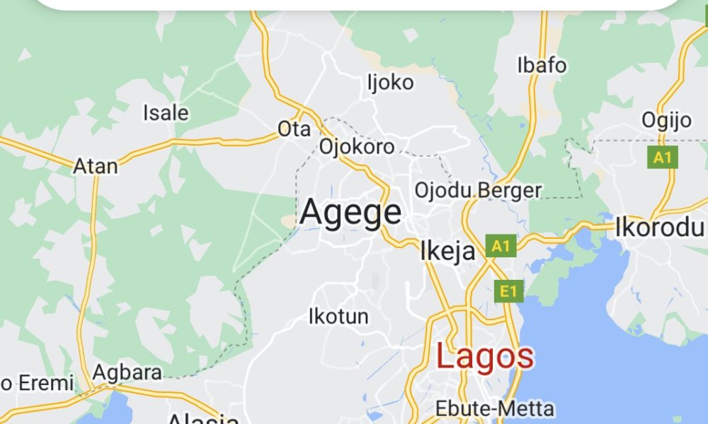 Lagos Map In Nigeria