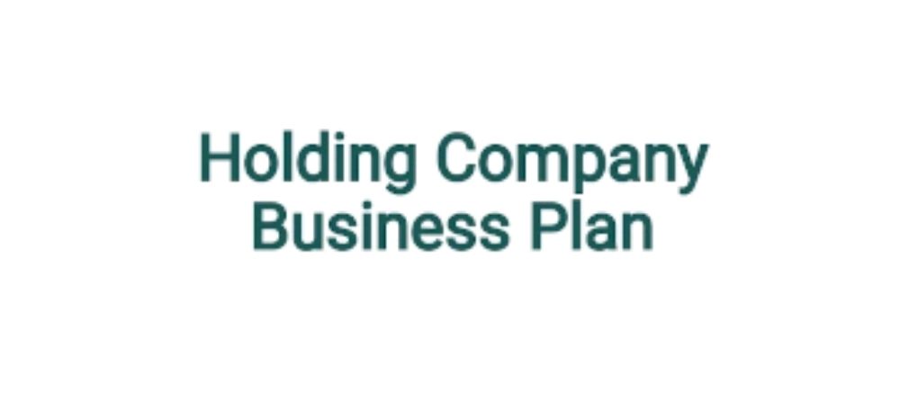 Holding Company Business Plan