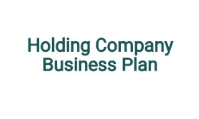 Holding Company Business Plan